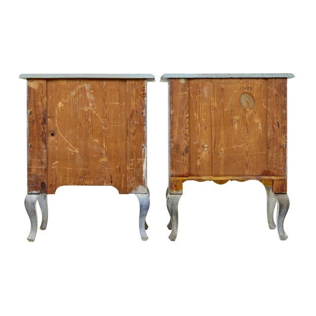 Swedish Painted Commodes, 1880, Set of 2 For Sale - Image 6 of 8
