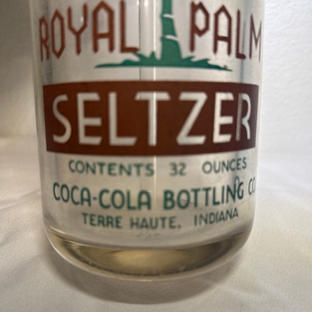 Royal Palm Seltzer Bottle From Coca Cola Bottling Co. For Sale - Image 9 of 9