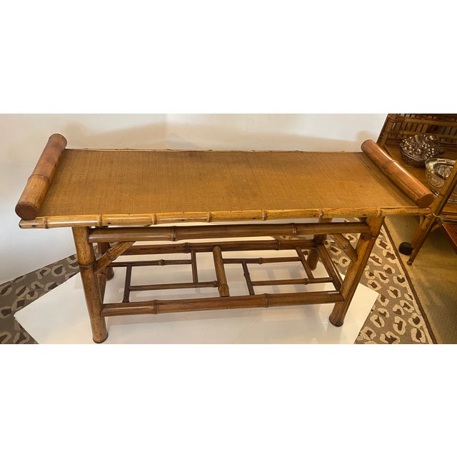 Just in this great looking Vintage Bamboo Bench. Very high quality and very sturdy, with a beautiful original patina. Very...