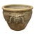 Vintage Large Aged Finish Planter Roseville Style With Molded Grape and Leave Relief Design For Sale
