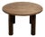 Constructivist Round Table in Walnut, 1950s For Sale