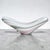 Art Deco Vetri-Murano Glass Art Crescent Shaped Table Lamp For Sale - Image 3 of 10