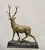 "Walking Deer" Bronze Stag Statue Sculpture on Marble Base After Charles Paillet For Sale - Image 10 of 11