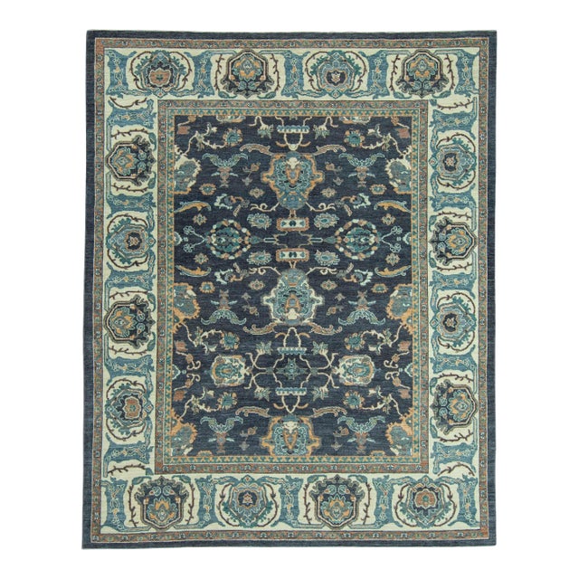 Turkish Oushak Antique Look Rug 8'3" x 10'4" #20067 For Sale