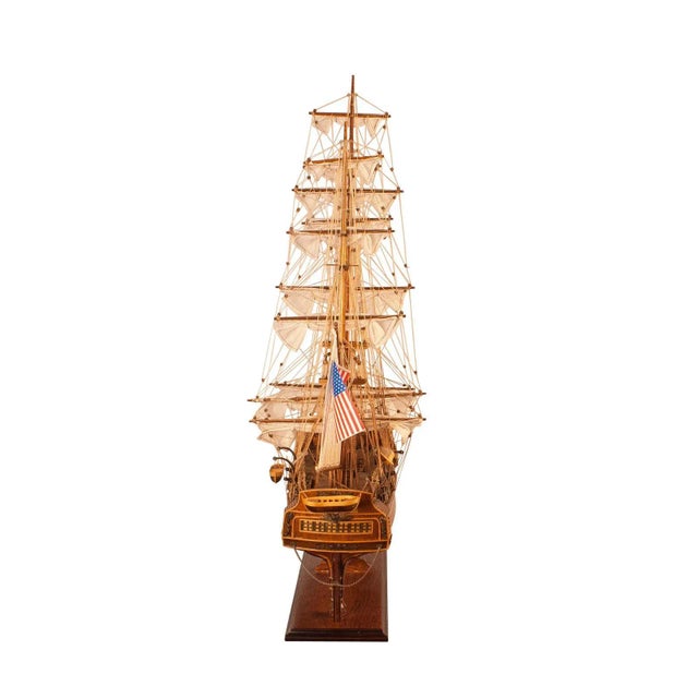 Nautical Vintage Ship's Model For Sale - Image 3 of 5