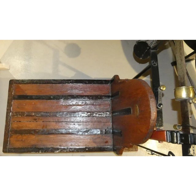 Libra Iron, Brass and Wood Bench by Leonardo Bertani, Italy, 1800s For Sale - Image 17 of 18