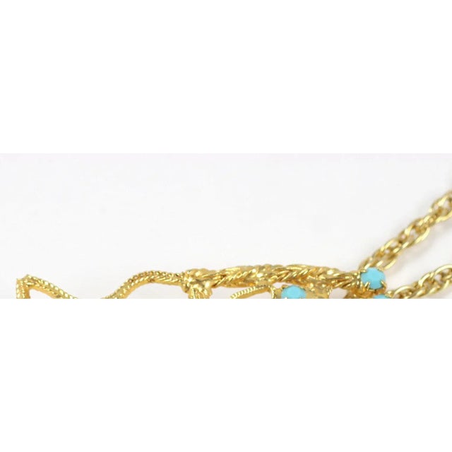 Mid-Century Modern 1970s Nefertiti Pendant Necklace For Sale - Image 3 of 8