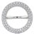 Christofle, 18k White Gold and Diamond "Idole De Christofle" Ring For Sale