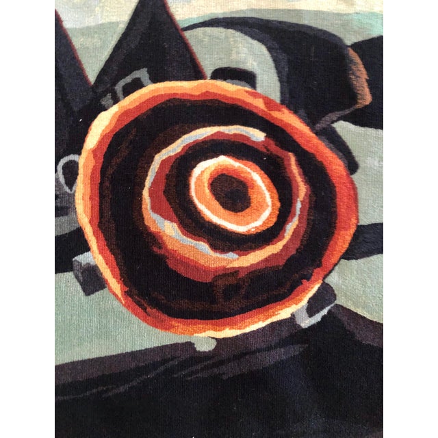 Early 20th Century (after) Arthur Dove, Handmade Wool Tapestry Abstract American Modernist Arthur Dove Aubusson Style For Sale - Image 10 of 12