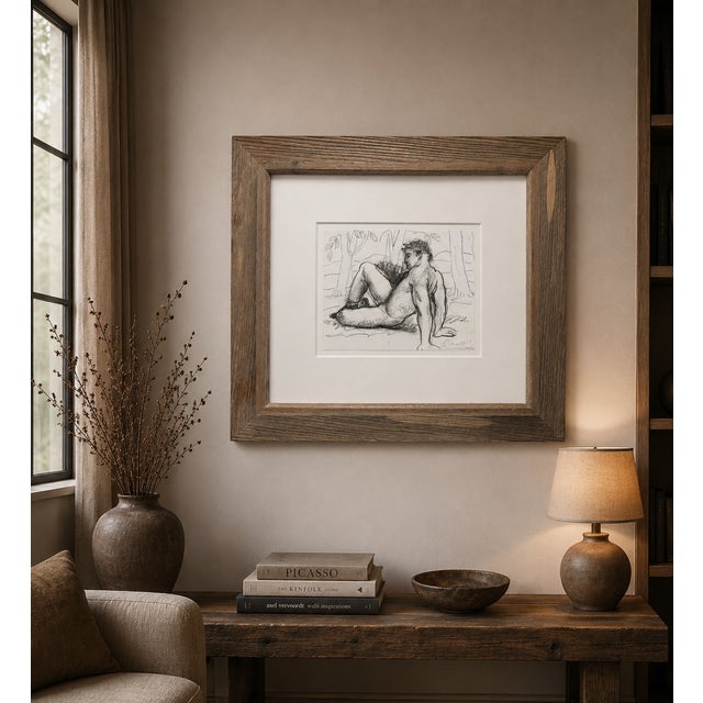 Figurative Reclining Figure — Signed Studio Drawing by Ricardo Cinalli (2001 For Sale - Image 3 of 4