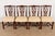 A gorgeous set of four Georgian or Chippendale style dining chairs By Kindel Furniture USA, 1980s Solid carved mahogany...