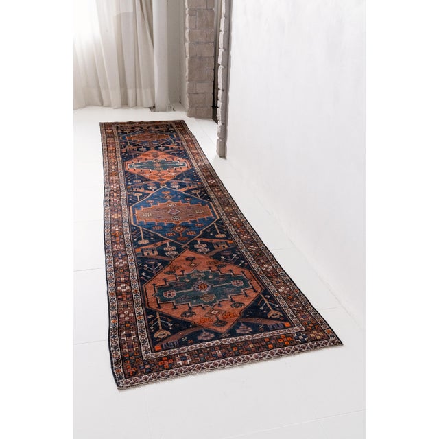 Vintage Shahsavan Runner Rug | Takoma For Sale - Image 4 of 12
