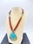 Tribal 1990s Handcrafted Southwestern Style Mosaic Pendant • Jasper, Aventurine, Onyx For Sale - Image 3 of 10