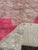 Contemporary Moroccan M'rirt Rug — Hot Pink, Ivory & Black | Hand-Knotted For Sale - Image 9 of 9