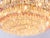 Swarovski Crystal & Brass Chandelier attributed to Palwa, Germany, 1960s For Sale - Image 4 of 16