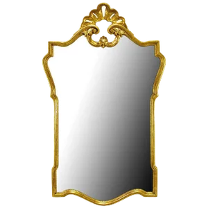 Gilt Carved Wood French Regency Style Mirror