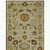 Islamic Afghan Sultanabad Wool 3x6 Taupe, Brown & Light Blue Handmade Runner Rug #1143759 For Sale - Image 3 of 3