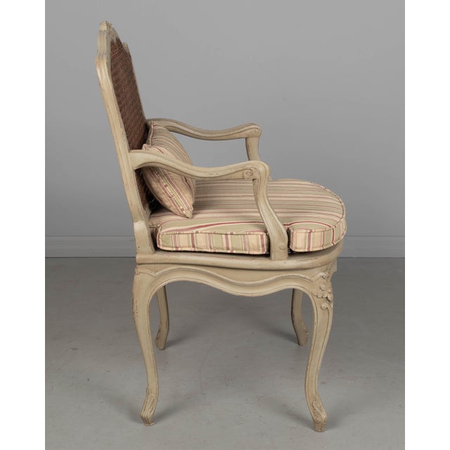 Louis XV Style French Fauteuil or Arm Chair For Sale - Image 4 of 10