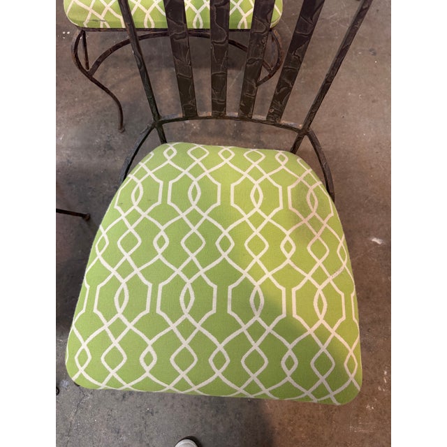 Prou Style Wrought Iron Chair Set/6 For Sale - Image 9 of 12