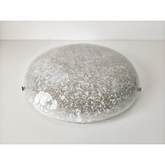 Large Murano Speckled Glass Ceiling Lamp by Egon Hillebrand for Hillebrand Leuchten, Germany, 1970s For Sale - Image 11 of 18