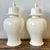 Ceramic Vintage Glazed Ceramic Lidded Urns - A Pair For Sale - Image 7 of 12