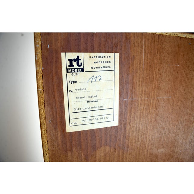 Mid-Century Modern Teak Chest of Drawers by Heinrich Riestenpatt, 1960s For Sale - Image 10 of 11