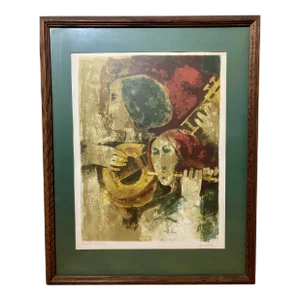 Alvar Munoz-Ramos Signed Artist Proof Lithograph Print, Contemporary, Abstract, Modern