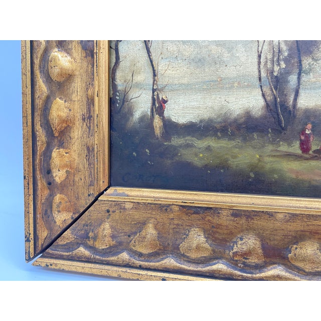 Lakeside Landscape, 1890, Oil on Canvas, Framed For Sale - Image 3 of 18