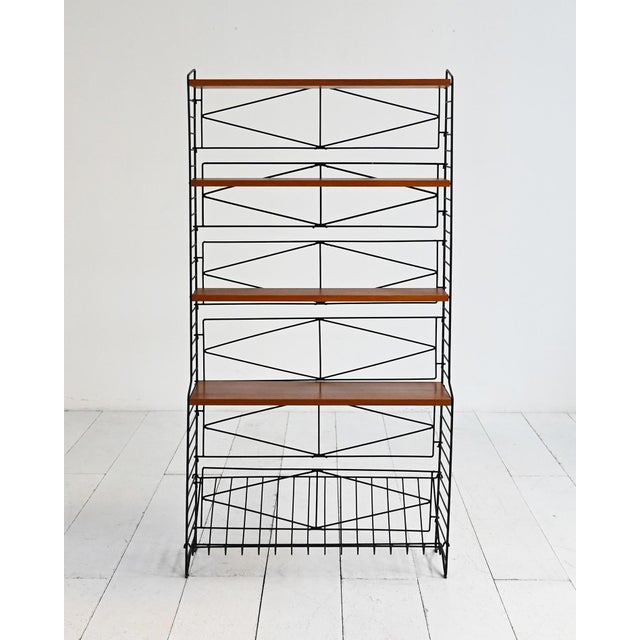 Scandinavian Hylla Bookcase by Kajsa and Nils Nisse Strinning for String, 1960s For Sale - Image 9 of 9