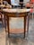 Traditional 19th Century Marble Top Demi-Lune Console Table With Marquetry Frieze For Sale - Image 3 of 11
