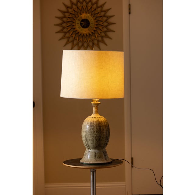 Vintage Petzold '73 Studio Pottery Table Lamp For Sale - Image 11 of 12