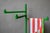 Vintage Italian Space Age Futuristic Green Plastic Towel Rack, 1980s For Sale - Image 3 of 9
