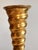 A decorative brass candlestick, crafted around 1900-1920 in a historicist style. The twisted column and the clearly...