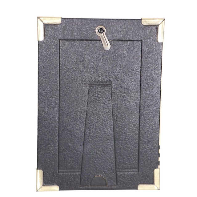 Glass Art Deco Reverse Painted Glass Picture Frame, Circa 1930's For Sale - Image 7 of 8