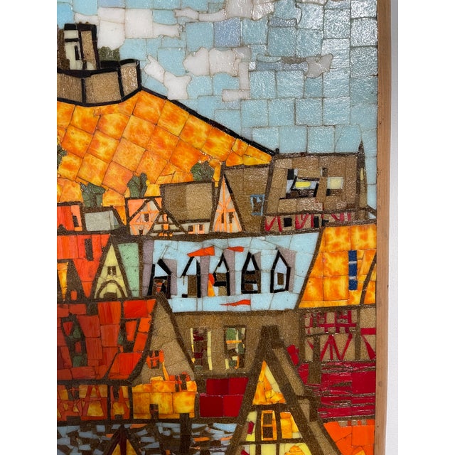 Vintage Mosaic Austrian Travel Poster by Earl Thollander by Dr. Stanley Cohen For Sale - Image 10 of 18