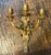 Antique 19th-Century Louis XVI Style Patinated Bronze Three-Light Wall Sconce For Sale - Image 9 of 13