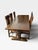 Brown Antique Elizabethan Jacobean Style Oak Refectory Dining Table and Chairs, 1900, Set of 7 For Sale - Image 8 of 18