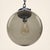 1970s 1970s Mid Century Modern Smoked Glass Globe Pendant Light, Black Metal, Ceiling Fixture For Sale - Image 5 of 13
