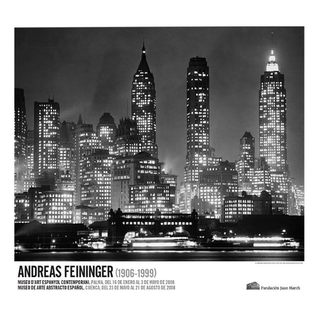 Andreas Feininger Exhibition Poster, 2000s For Sale