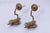 Pair of Antique French Style Brass Electrified Wall Sconces For Sale - Image 4 of 12