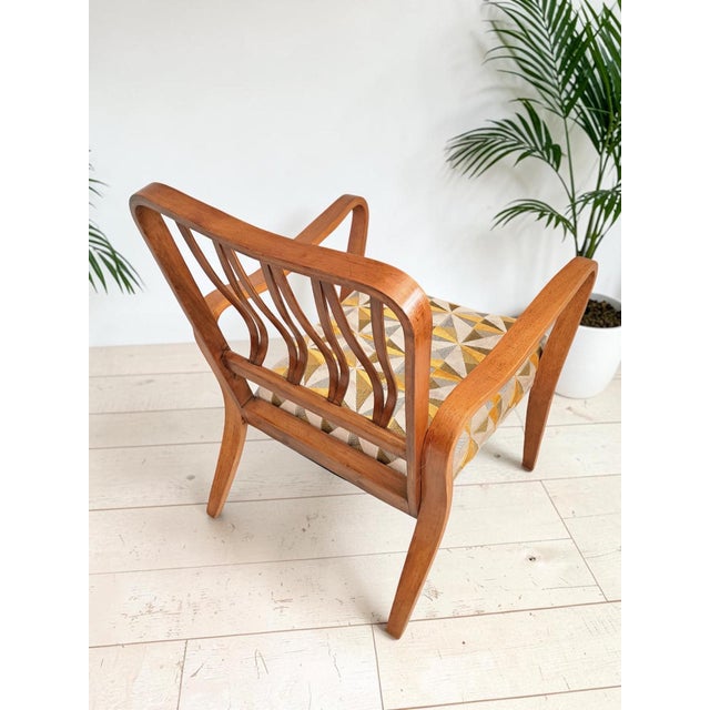 Mid-Century Modern Linden Armchair, 1950s For Sale - Image 6 of 17