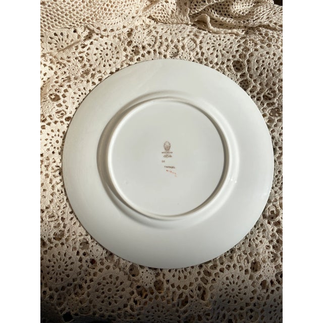 Mid 20th Century Mid 20th C Scalloped Footed China Cups & Saucers Set- 12 Pieces For Sale - Image 5 of 8