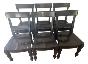 Pottery Barn Solid Mahogany Montego Dining Chairs