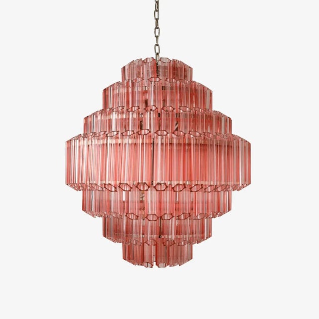 Pink Grande Palermo Chandelier from Pure White Lines For Sale - Image 9 of 10