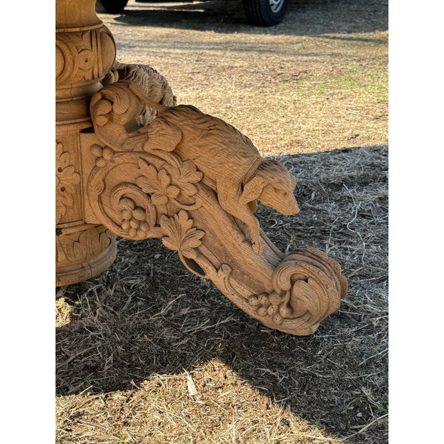 18th Century French Country Bleached Oval Dining Table or Center Table For Sale - Image 6 of 18