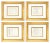 These four remarkable prints by Pablo Picasso feature metamorphosis scenes. Each print is beautifully framed in a high-...