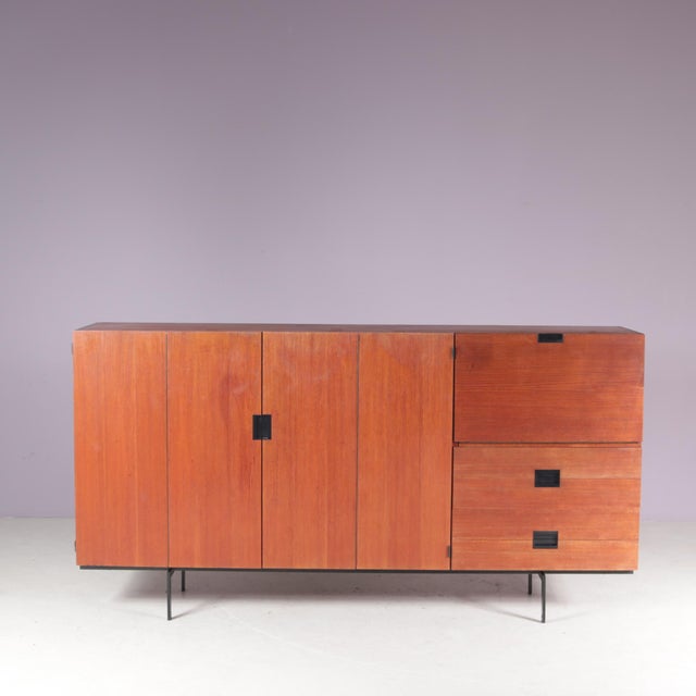 Japanese Series Model CU08 Cabinet by Cees Braakman for Pastoe, Netherlands, 1950s For Sale - Image 6 of 12
