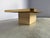 Metal Vintage Travertine and Brass Coffee Table, 1970s For Sale - Image 7 of 12