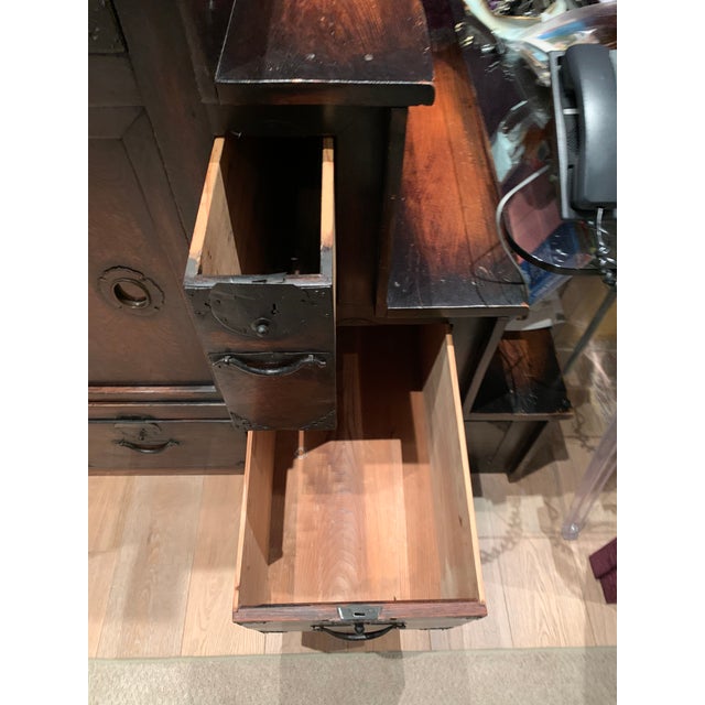 Early 20th Century Antique Japanese Step Tansu For Sale - Image 10 of 10