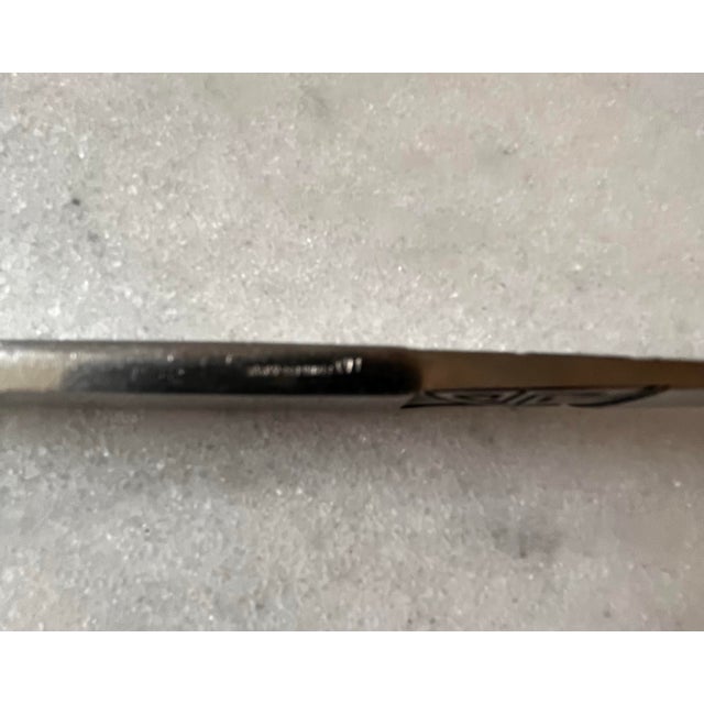 Metal Vintage Astal Rostfrei Metal Letter Opener For Sale - Image 7 of 7